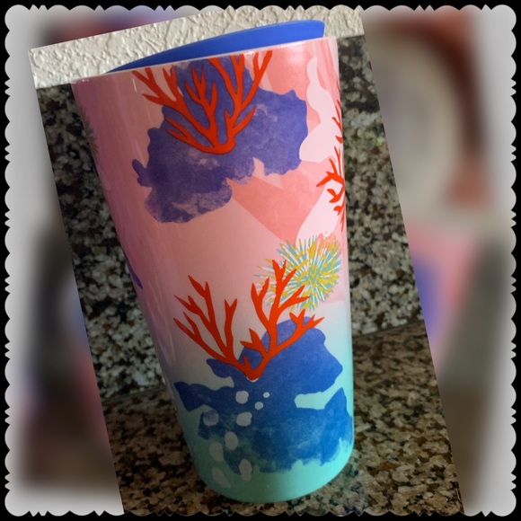 NWT STARBUCK’S Summer 2021 LE CORAL REEF Tumbler